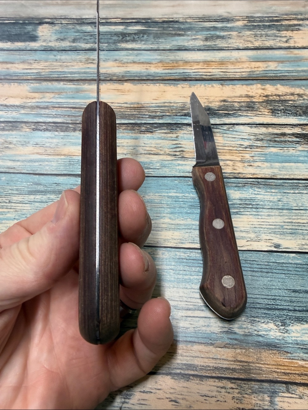 Tramontina Brazil Polywood Paring Steak Knives Lot of 2 High Carbon Stainless St - Picture 4 of 7